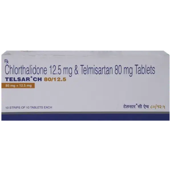 Telsar CH 80mg/12.5mg Tablet